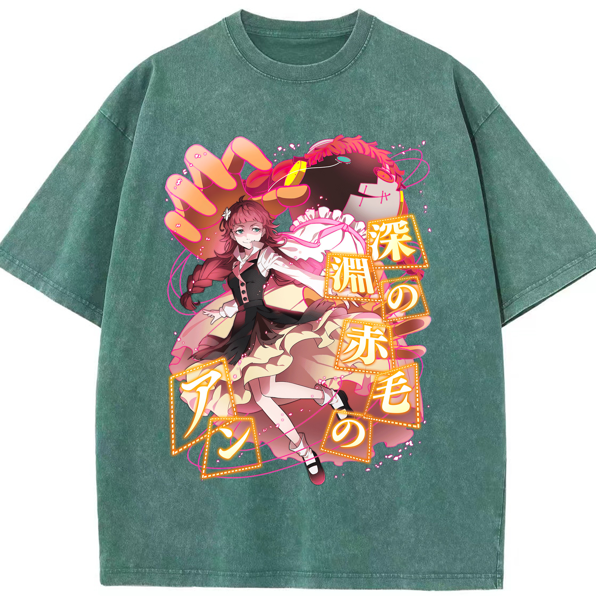 （画像用） 文豪ストレイドッグス Bungo Stray Dogs 綿100% ヴィンテージ風 半袖Tシャツ（フロントプリント）